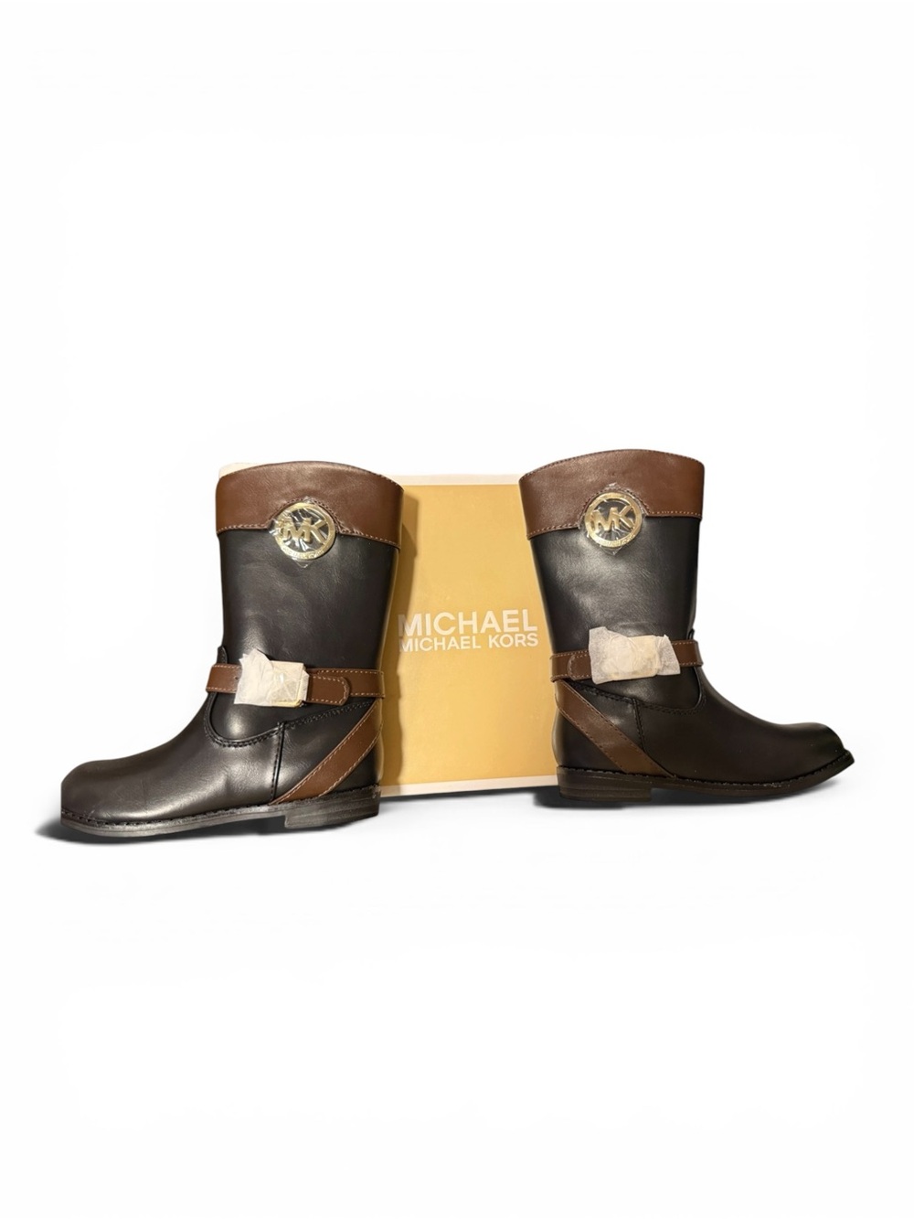 Michael Kors Kids Brown Leather Boots
